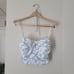 XS Abercrombie Cropped Cinched Front Halter Top