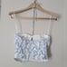 XS Abercrombie Cropped Cinched Front Halter Top