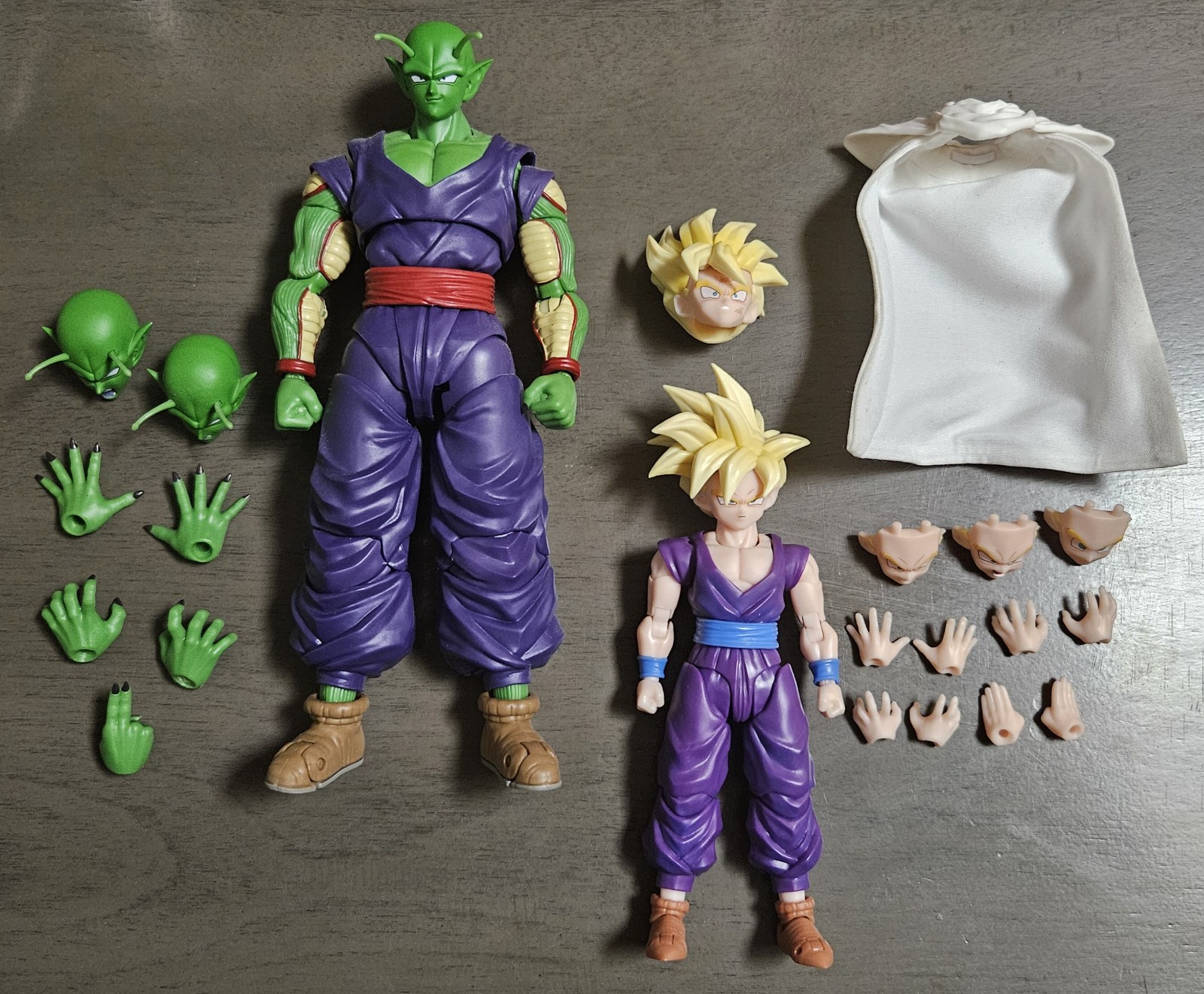 Bandai SH Figuarts Dragon Ball Z Super Saiyan Gohan and Piccolo Action Figure