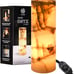 Elegant Handcrafted Onyx Marble Table Lamp, Warm Amber Glow, Relaxing Table Lamp