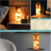 Elegant Handcrafted Onyx Marble Table Lamp, Warm Amber Glow, Relaxing Table Lamp