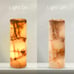 Elegant Handcrafted Onyx Marble Table Lamp, Warm Amber Glow, Relaxing Table Lamp