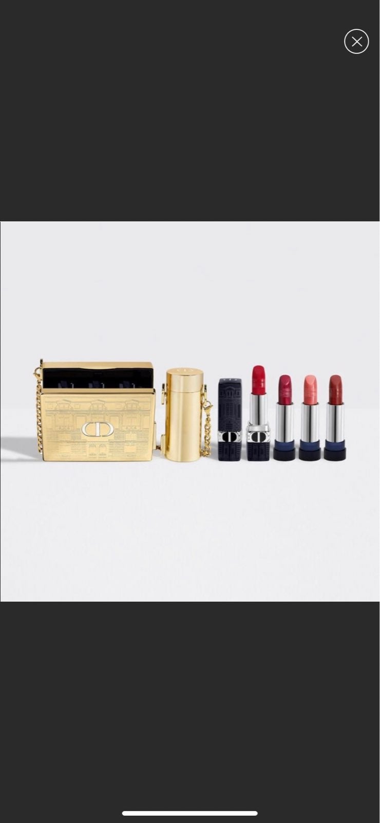 New Dior Minaudiere Lipstick Set and Case