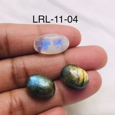 Labradorite & Rainbow Oval shape Cabochon-LRL-11-04