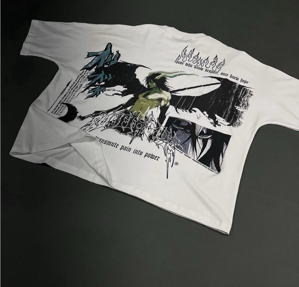 BYSTNDRS FOURTHGATE X BLEACH
"Despair" OVERSIZED TEE