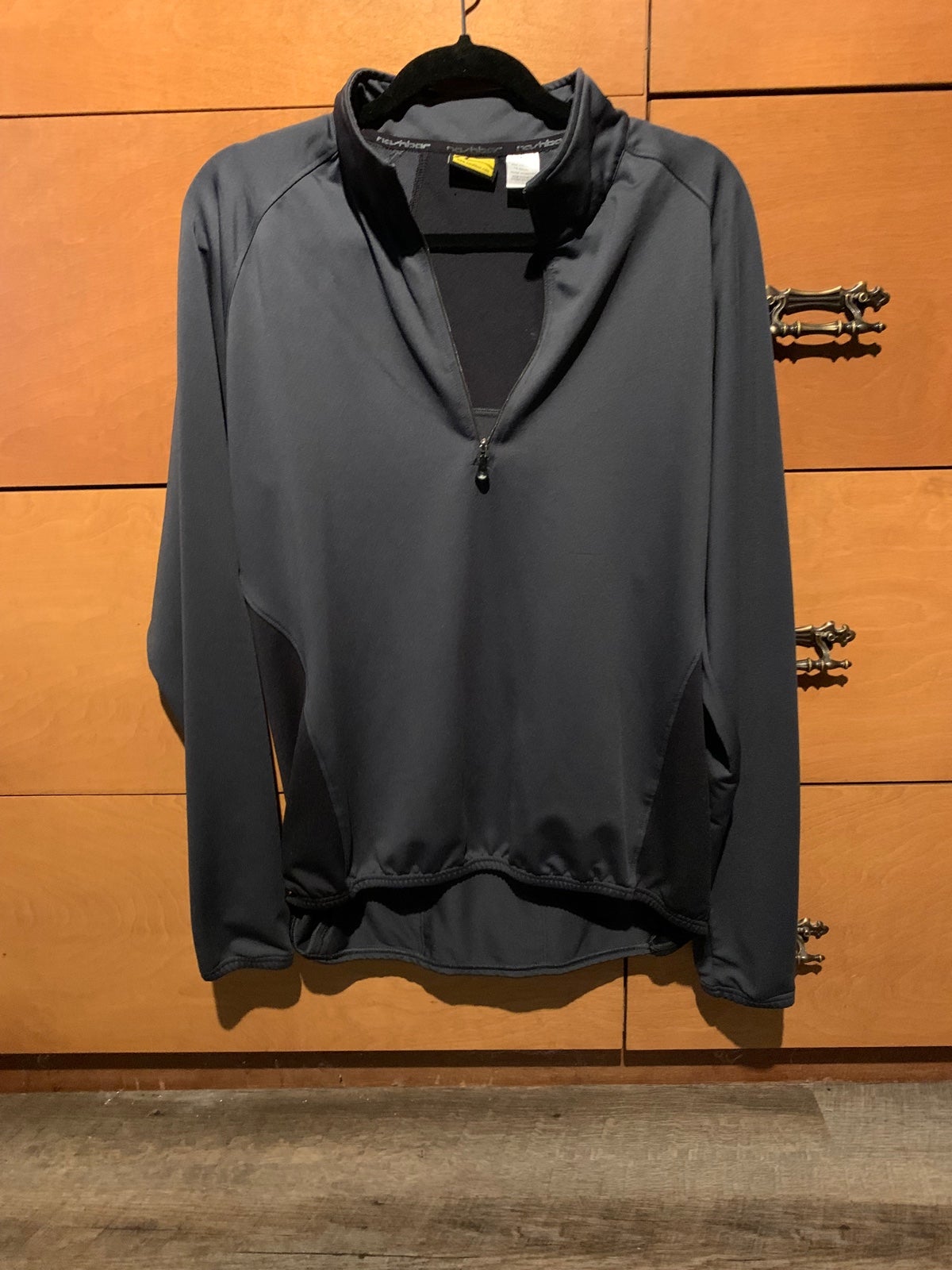 Like New Mens L Nashbar long sleeve quarter zip bicycle jacket