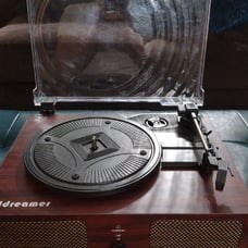 vinyl record player
