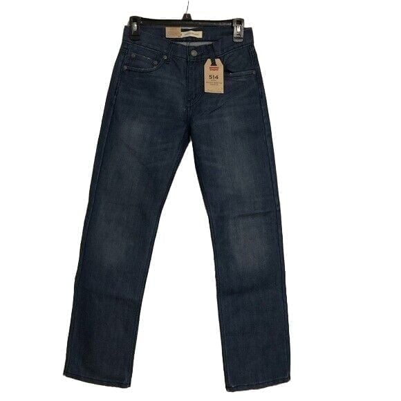 Levi's 514 NWT sz 14 regular 27 x 27 medium Wash light distressing straight leg
