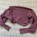 Matching Set Knit Halter Tank Top + Bolero Sweater Cover Pink (Medium)
