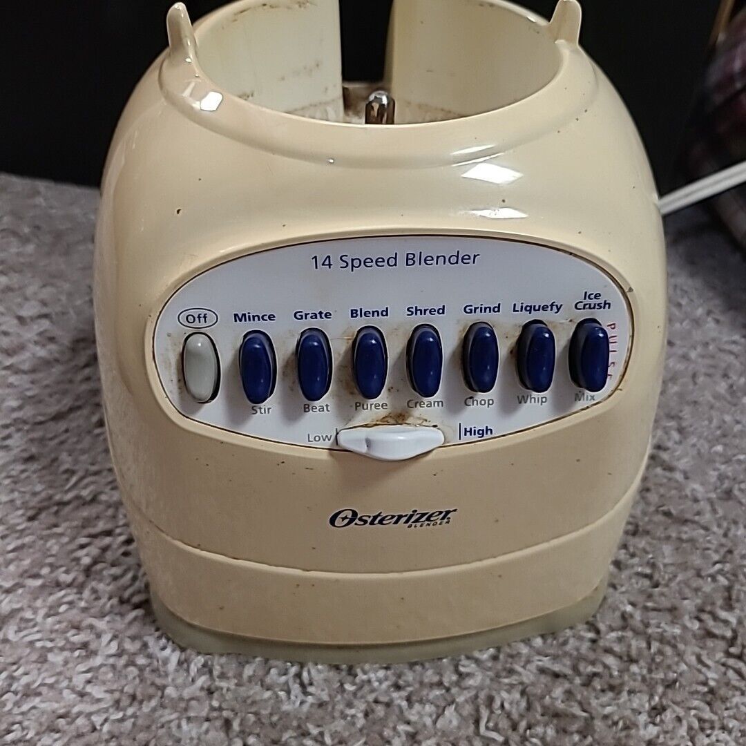 Oster Osterizer 14 Speed Blender 6630 Replacement Part Motor Base Only WORKS!!!