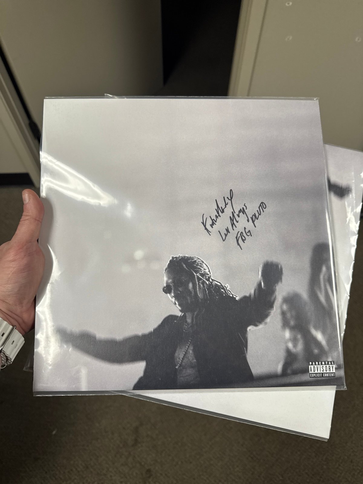 Vinyl future high on life signed vinyl sleeve (no vinyl)