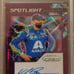 2021 Prizm William Byron Spotlight Signatures Purple Velocity Autograph PSA 9
