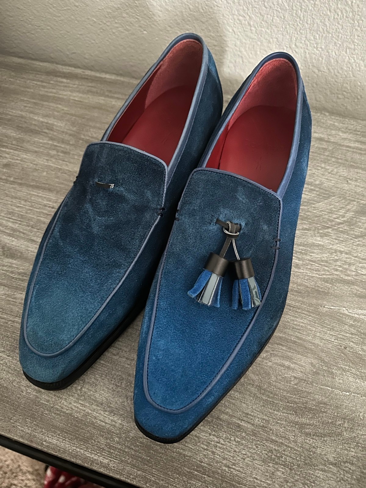 NEW Corthay Dover Suede Tassel Loafers - READ