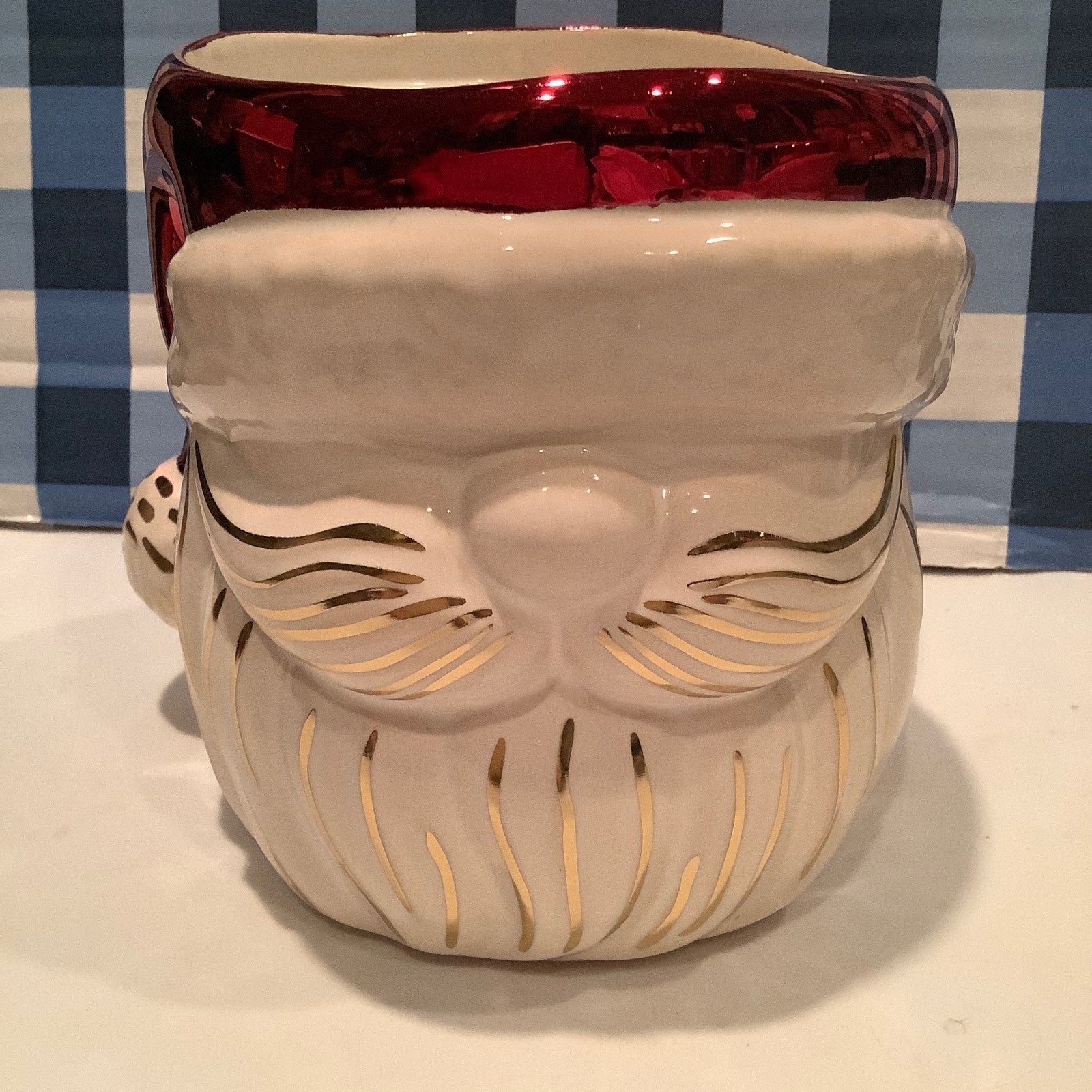 BBW Santa Face Candle Pedestal