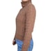 Vintage Ralph Lauren Sport Brown Turtleneck Cableknit Pullover Sweater Sz Large