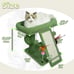 WK Desert Cactus Cat Tree with Condo and Scratch Post Hammock Hanging Ball, Gree