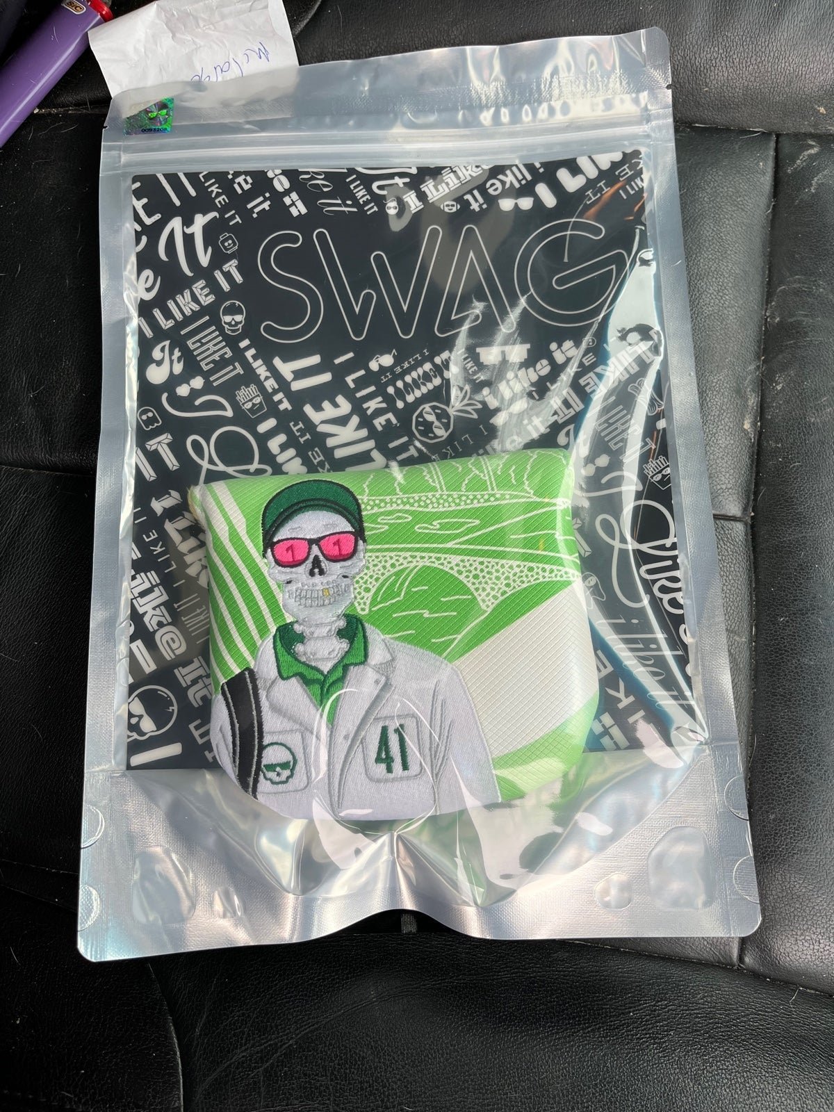 Swag 2023 caddie mallet headcover #41 NC7339 Swag 2023 caddie mallet headcover #41 NC7339