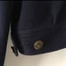 Telluride Cropped Jacket Women's Size 10 Patches Navy