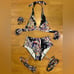 Liquid Trip O-Ring Bra Top & Strappy High-Waist Bottom Rave Set Small