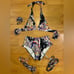 Liquid Trip O-Ring Bra Top & Strappy High-Waist Bottom Rave Set Small