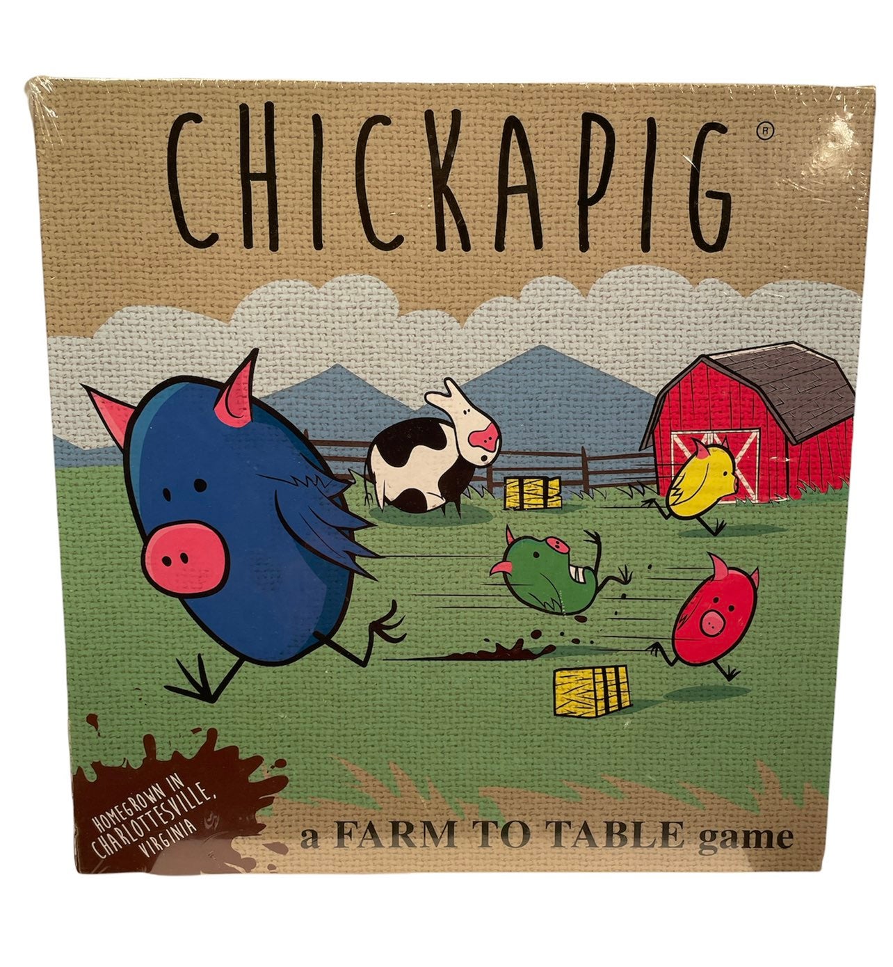 CHICKAPIG A farm to Table Game - Fun Filled Strategy Board Game - 50 Wooden Pcs