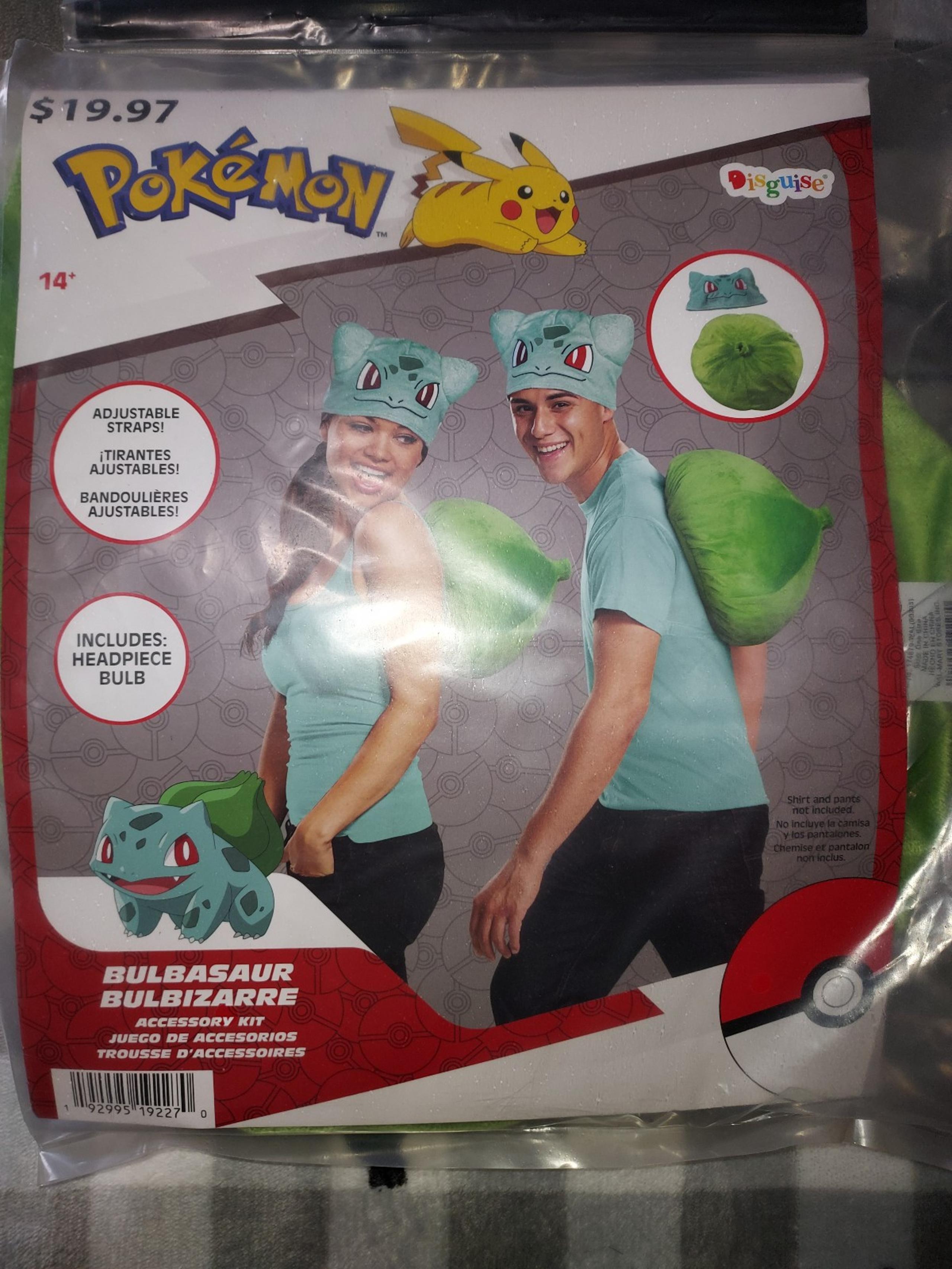 Adult pokemon Bulbasaur costume