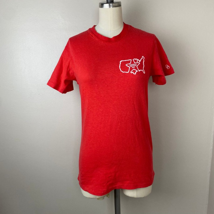 Vintage 1970s National History Day T-Shirt, Hanes Size XS, USA