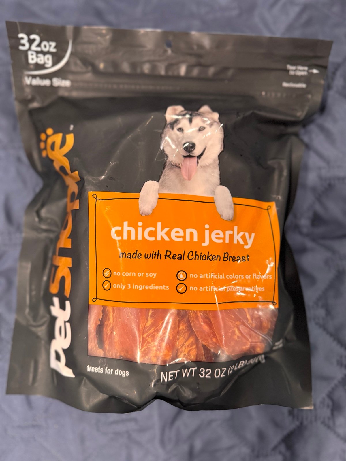 Petshoppe chicken jerky dog treats