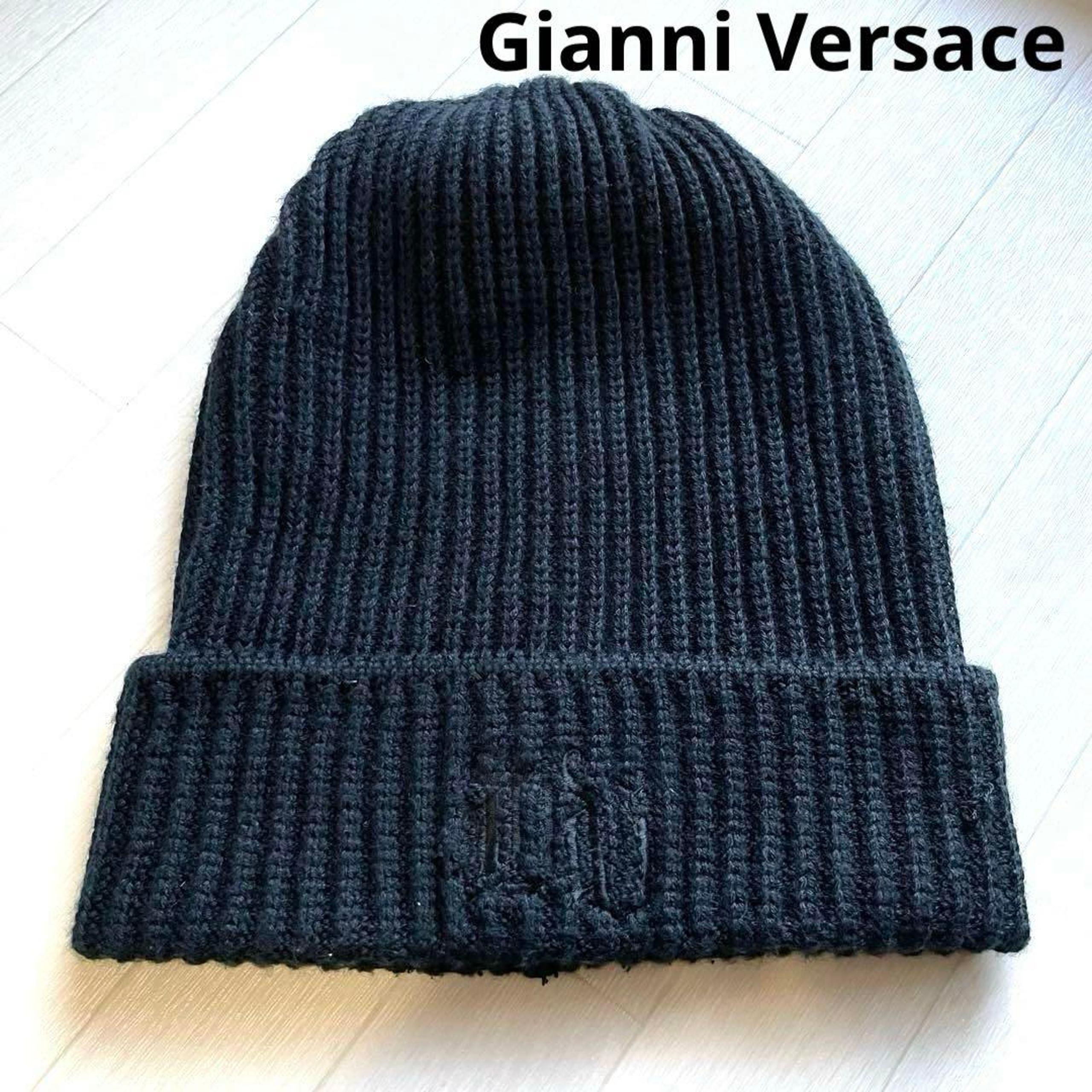 ♡Excellent Condition♡ Gianni Versace Versace Knit Cap Hat
