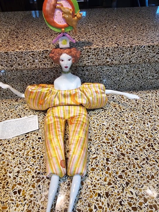Poupee by Isabelle porcelain and millet doll