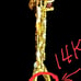 14K Yellow Gold & Natural Ruby Cross Pendant with Necklace