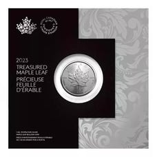 2023 5 1oz. 99.99% TREASURED SILVER MAPLE LEAF (CAN008)