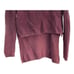 MOTH Women's Sweater Cowl Neck Long Sleeve High Low Knit Burgundy Red Medium