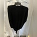 Danielle Bernstein Black Shoulder Pad Bodysuit Size Large (10-12) NWT