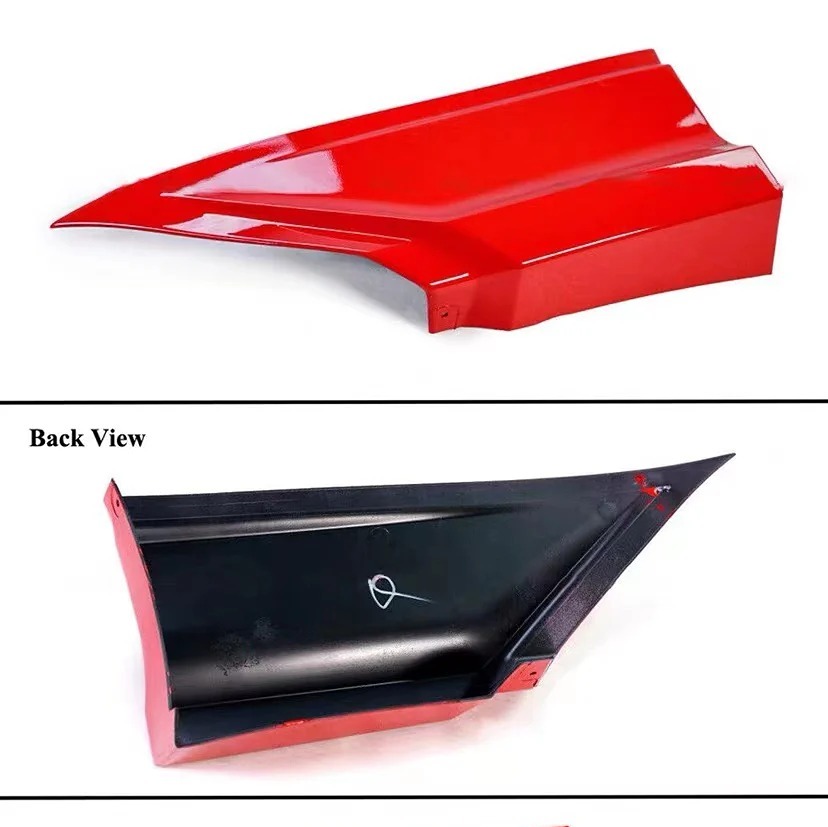 NEW 2022-2024 HONDA CIVIC SEDAN YOFER RALLYE RED LED REAR DIFFUSER+ CORNER SPAT