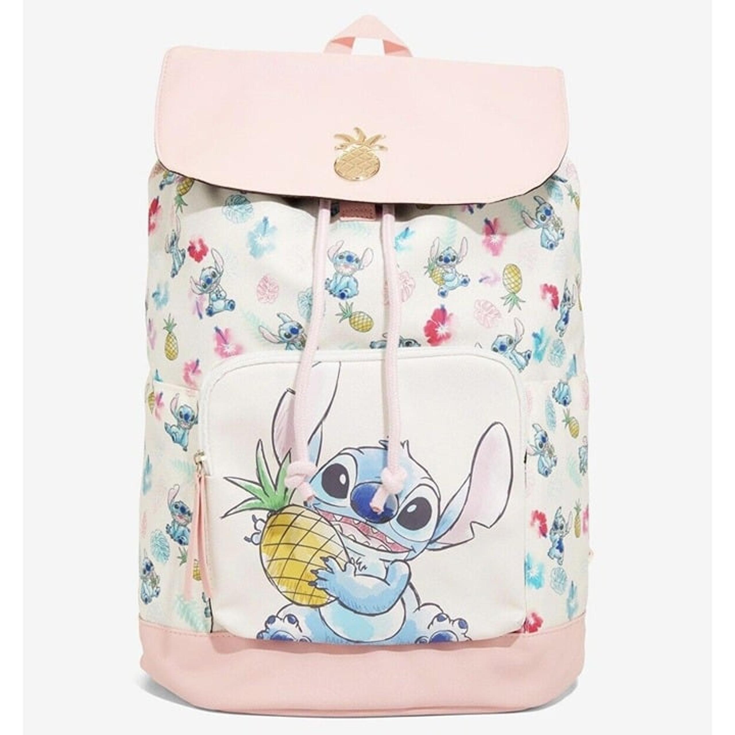 Lilo & Stitch Pineapple Stitch Slouch Backpack School Bioworld NEW
