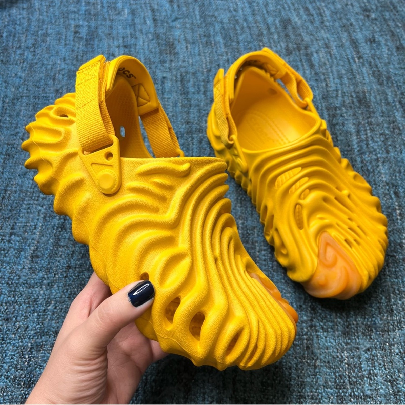 Crocs Pollex Clog by Salehe Bembury in Yoke Yellow Slip On Women's Size 6