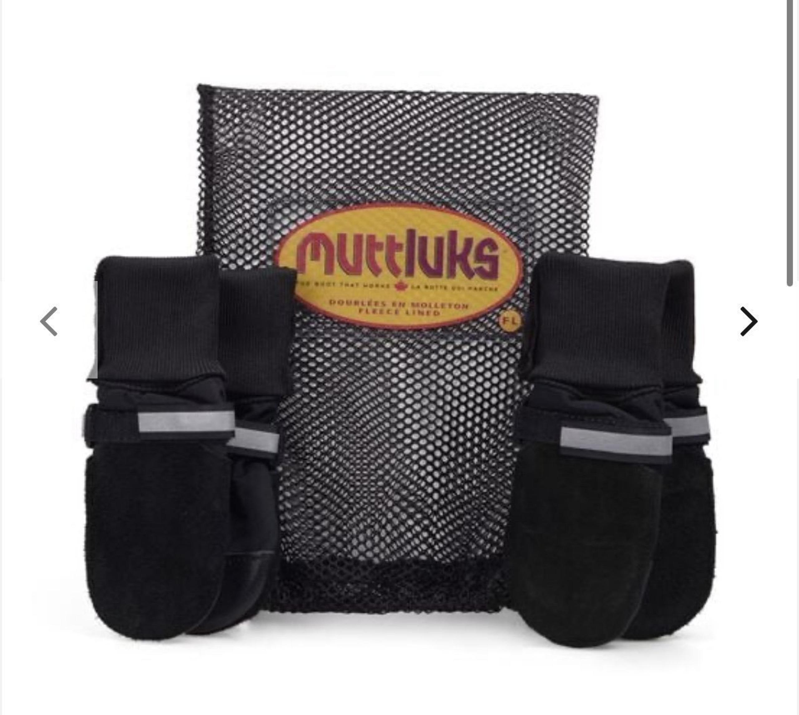 Muttluks Original Fleece-Lined Winter Dog Boots, 4 count