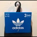 Adidas 3 Pair No-Show Socks, Shoe Size 6-12