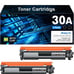 30A Black Toner Cartridge CF230A(2 Black)- Replacement for HP 30A,30X ..and more