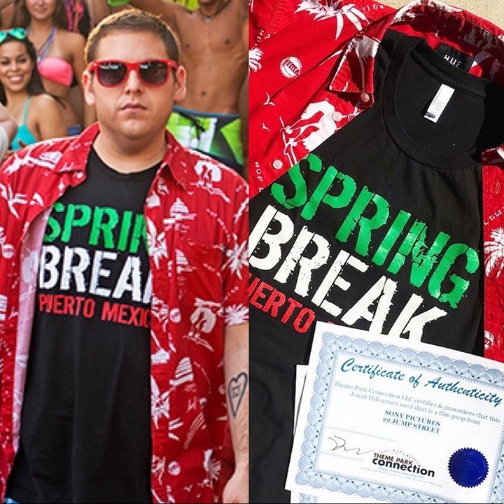 Jonah Hill 2014 Comedy Movie 22 Jump Street Screen Worn Outfit + COA