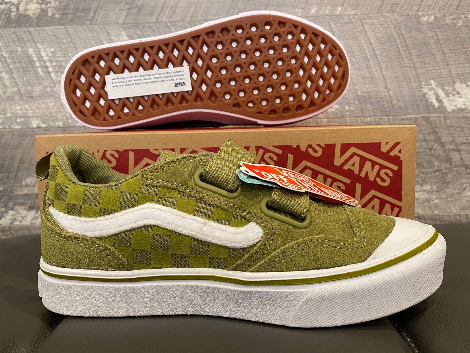 SZ 1and 3 SOLD OUT VANS Safe Space Olive NWT in box