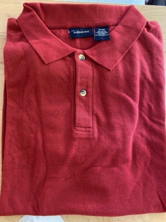 Lot of 6 Mens Big Polo Shirts Size 5X