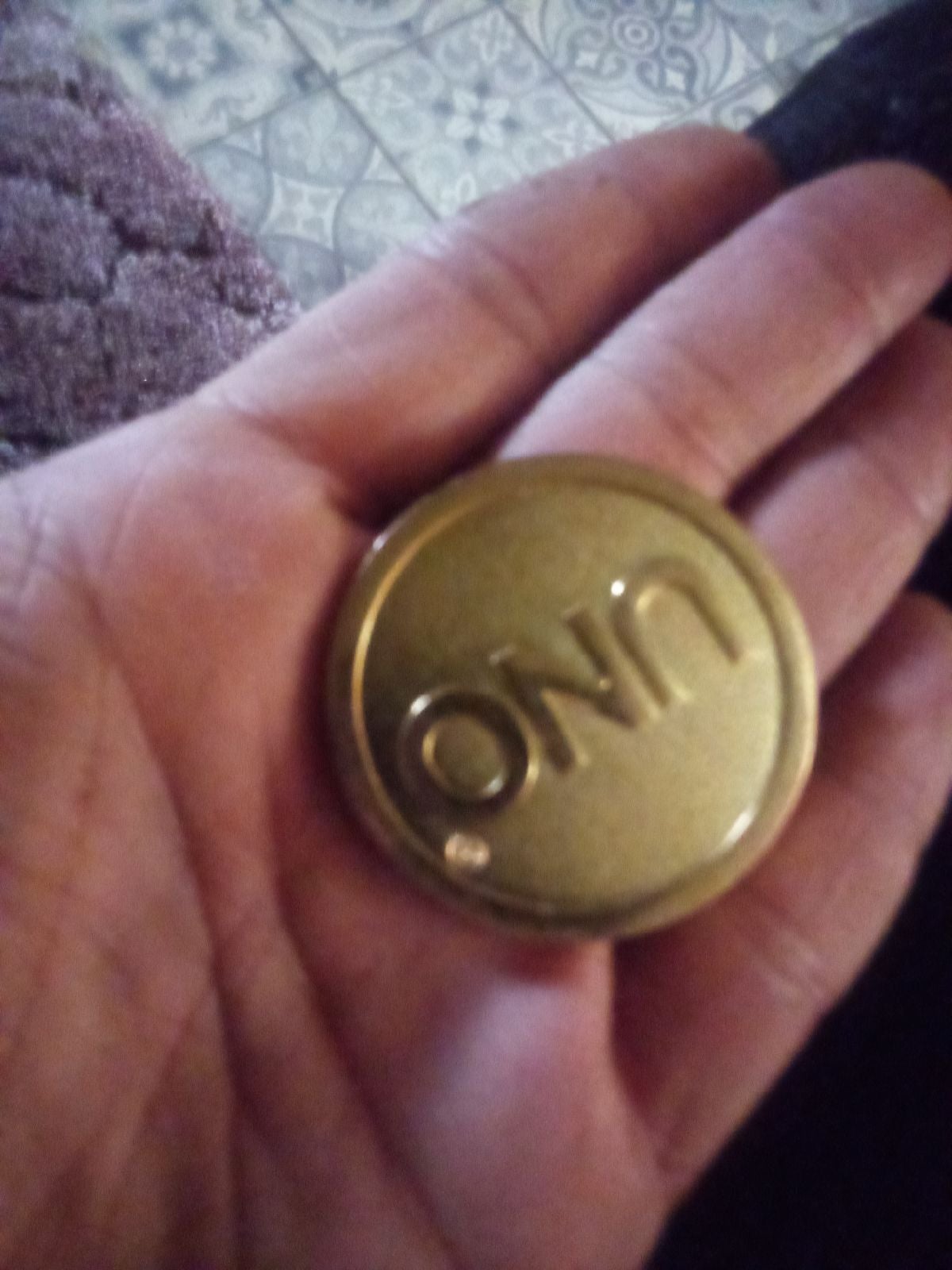 Uno 50 yrs anniversary 22kt gold coin