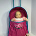 Vintage Pleasant Company Bitty Baby American Girl doll W/ Carrier & Accessories