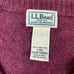 L.L.Bean 100% Lambswool V-Neck Sweater Mens Large Burgundy Classic Warm Cozy