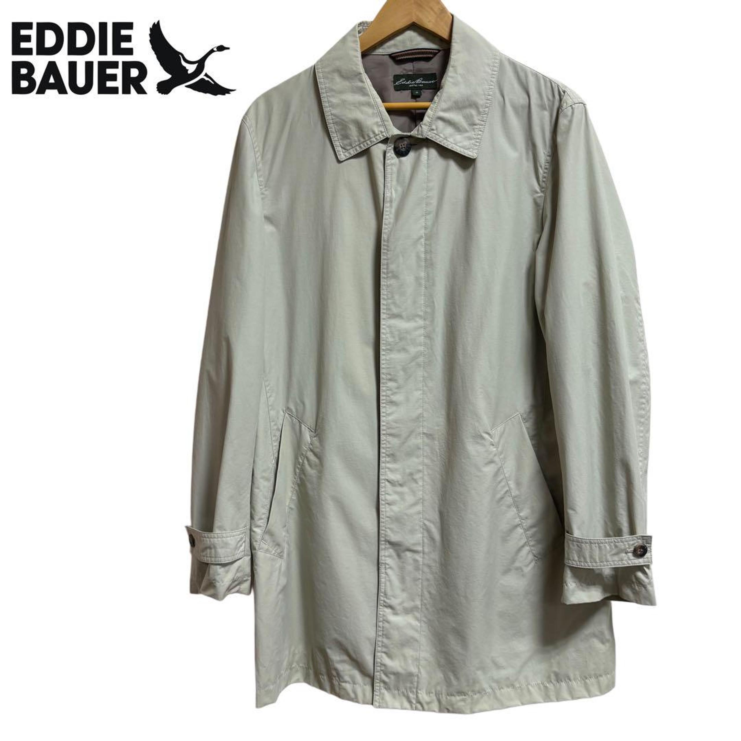 Eddie Bauer Trench Coat Light Gray Spring Outfit