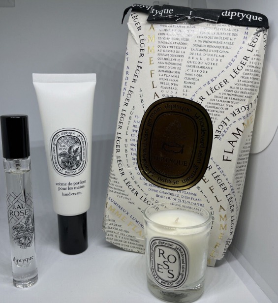 Diptyque Eau Rose Travel Set Damaged Box
