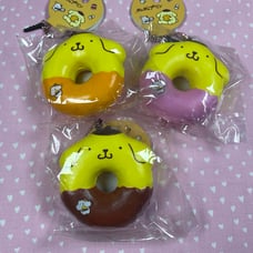 Pompompurin Donut Squishy Set