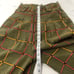 Dressto CALCA ESTAMPA XADREZ OLIVA wide